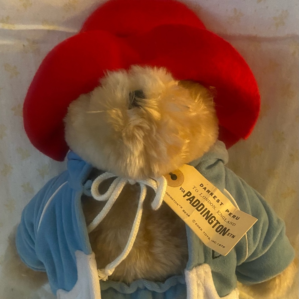Blue and Red Paddington Bear Plush